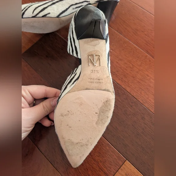 Tamara Mellon Zebra Patterned Heels - Picture 7 of 12